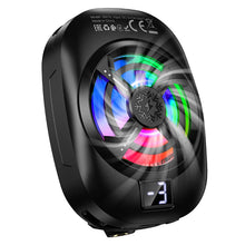 Заредете изображение във визуализатора на галерията – Mobile phone fan cooler Hoco GM76 black
