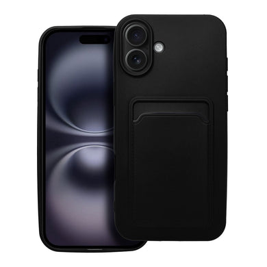 Гръб CARD за IPHONE 16 Plus черен