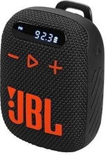 Заредете изображение във визуализатора на галерията – Wireless speaker JBL Wind 3 with handlebar holder black and orange
