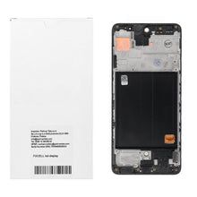 Заредете изображение във визуализатора на галерията – FIXCELL lcd display for SAMSUNG A51 4G AMOLED with frame black (change glass)
