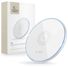 Заредете изображение във визуализатора на галерията – Tech-Protect QI15W-C1 15W inductive charger - white
