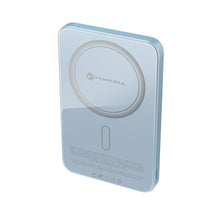 Заредете изображение във визуализатора на галерията – Powerbank compatible with MagSafe Forcell F-Energy SuperSlim F5K8 QC4.0 PD3.0 15W 5000 mAh blue
