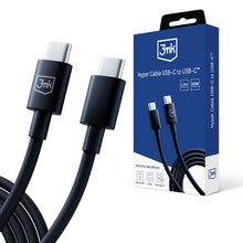 Заредете изображение във визуализатора на галерията – 3mk Hyper Cable USB-C / USB-C 100W 1.2m - Black
