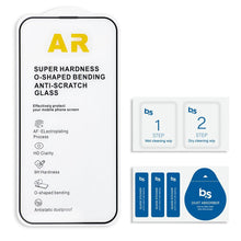 Заредете изображение във визуализатора на галерията – Tempered glass for iPhone 16 PRO Blue Star 5D AR black
