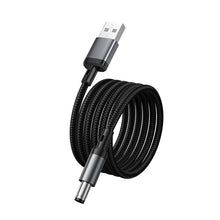 Заредете изображение във визуализатора на галерията – Cable USB A to DC 5,5mm Hoco 5V/1A 1m X129 Advantage black

