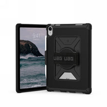 Заредете изображение във визуализатора на галерията – UAG Metropolis case for iPad 10.9" 10th generation with Apple Pencil and palm holder - black
