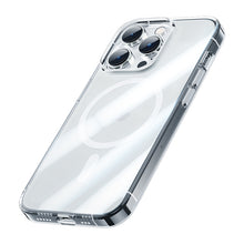 Заредете изображение във визуализатора на галерията – Benks Magnetic Crystal Case for Iphone 15 Pro transparent
