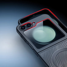 Заредете изображение във визуализатора на галерията – Dux Ducis Aimo Mag case for Samsung Galaxy Z Flip 6 - black
