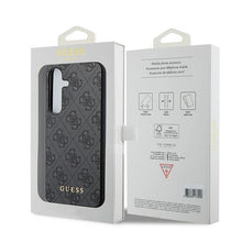 Заредете изображение във визуализатора на галерията – Guess 4G Metal Gold Logo case for Samsung Galaxy S24 - black
