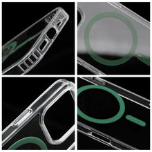 Заредете изображение във визуализатора на галерията – Case for Samsung S26 FE / S25 FE dark Drop Glue Colorful Ring Mag Cover compatible with MagSafe dark green

