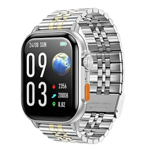 Заредете изображение във визуализатора на галерията – Smartwatch 2,02" TFT Hoco with call function DYD02 gold and silver
