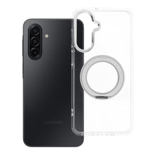 Заредете изображение във визуализатора на галерията – Case for Samsung A17 / A18 Frame Circle Stand compatible with MagSafe transparent
