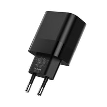 Заредете изображение във визуализатора на галерията – Tech-Protect C30W USB-C PD 30W / USB-A QC 3.0 network charger - black
