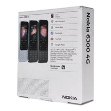 Заредете изображение във визуализатора на галерията – Mobile phone Nokia 6300 Dual Sim 4G black
