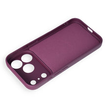 Заредете изображение във визуализатора на галерията – Case for iPhone 18 Pro / 17 Pro Silicone Mag Cover compatible with MagSafe (camera protection) dark cherry
