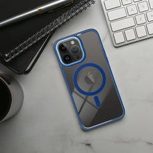 Заредете изображение във визуализатора на галерията – COLOR EDGE MAG COVER case compatible with MagSafe for IPHONE 17 navy blue
