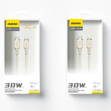 Заредете изображение във визуализатора на галерията – Dudao L7SCL USB-C - Lightning cable 30W 1m - beige
