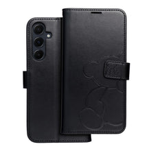 Заредете изображение във визуализатора на галерията – MEZZO Book case for SAMSUNG A55 5G teddy bear black
