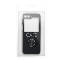 Заредете изображение във визуализатора на галерията – SILICONE RING Case for SAMSUNG Z Z Flip 6 black
