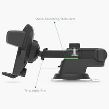 Заредете изображение във визуализатора на галерията – Tech-Protect V2 car phone holder for windshield / cockpit - black
