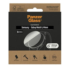 Заредете изображение във визуализатора на галерията – Antibacterial PanzerGlass Screen Protector for Samsung Galaxy Watch Classic 5 44 mm
