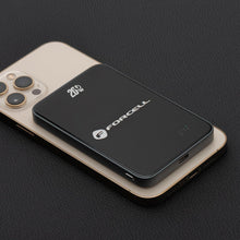 Заредете изображение във визуализатора на галерията – FORCELL F-ENERGY F5K8 Super Slim powerbank compatible with MagSafe PD3.0 QC4.0 15W 5000 mAh black
