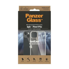 Заредете изображение във визуализатора на галерията – PanzerGlass HardCase Antibacterial Military Grade Certified Case for iPhone 14 Plus / 15 Plus - Transparent

