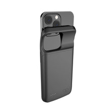 Заредете изображение във визуализатора на галерията – Tech-Protect PowerCase case for iPhone 13 / 13 Pro with 4800mAh power bank - black
