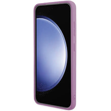 Заредете изображение във визуализатора на галерията – Guess Glitter Script case for Samsung Galaxy S24+ - purple
