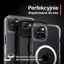 Заредете изображение във визуализатора на галерията – PanzerGlass Hoops Camera Protection for iPhone 15/15 Plus - with Black Frame
