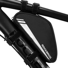 Заредете изображение във визуализатора на галерията – Rockbros B55-BK bicycle bag for frame 0.7 l - black
