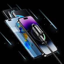 Заредете изображение във визуализатора на галерията – Benks Car charger C30 SE - USB + Type C - PD 30W 4,8A black
