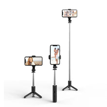 Заредете изображение във визуализатора на галерията – Tech-Protect L02S Bluetooth selfie stick with tripod up to 72cm - black
