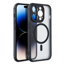Заредете изображение във визуализатора на галерията – FULL MATTE MAG COVER case compatible with MagSafe for IPHONE 17 Pro black
