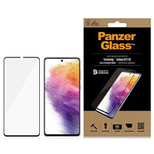 Заредете изображение във визуализатора на галерията – PanzerGlass E2E Regular tempered glass for Samsung Galaxy A73 - with black frame

