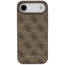 Заредете изображение във визуализатора на галерията – GUESS case for IPHONE 17 Air GUHCP17MG4GFBR (PU 4G Classic) brown
