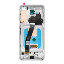 Заредете изображение във визуализатора на галерията – LCD Display for SAMSUNG S20 4G White SOFT OLED with frame

