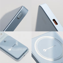 Заредете изображение във визуализатора на галерията – Powerbank compatible with MagSafe Forcell F-Energy SuperSlim F5K8 QC4.0 PD3.0 15W 5000 mAh blue
