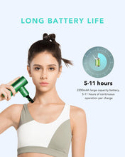 Заредете изображение във визуализатора на галерията – SKG F3-EN massage gun for the whole body - green
