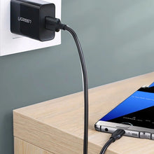 Заредете изображение във визуализатора на галерията – Ugreen US184 20881 USB-A 3.0 / USB-C 3A cable 0.5m - black
