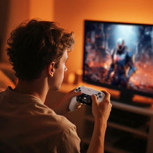 Заредете изображение във визуализатора на галерията – Wireless gamepad for PS5 compatible with PS5/PS4 games Hoco GA32 white
