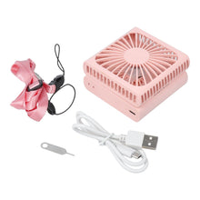 Заредете изображение във визуализатора на галерията – Portable fold fan F10 pink
