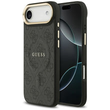 Заредете изображение във визуализатора на галерията – GUESS case for IPHONE 17 Air compatible with MagSafe GUHMP17MP4MSEGCK (PU 4G W/ Classic) black
