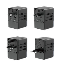 Заредете изображение във визуализатора на галерията – Dudao A65Pro 65W EU / US / JP / AUS / UK travel adapter 2x USB-C 2x USB-A - black
