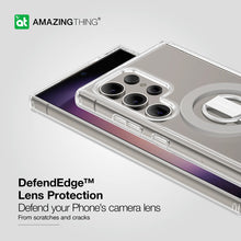Заредете изображение във визуализатора на галерията – Amazing Thing Minimal Magsafe Grip Ring Case S24UMRMINCL for Samsung Galaxy S24 Ultra transparent
