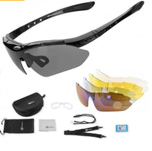 Заредете изображение във визуализатора на галерията – Rockbros 10003 polarized cycling glasses - black
