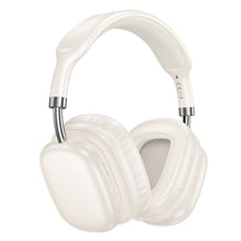 Заредете изображение във визуализатора на галерията – HOCO wire headphones bluetooth W52 milky white
