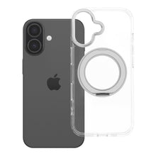 Заредете изображение във визуализатора на галерията – Case for iPhone 17 Frame Circle Stand compatible with MagSafe transparent
