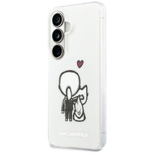 Заредете изображение във визуализатора на галерията – KARL LAGERFELD case for SAMSUNG S26 KLHMS26S6HKCBHH (Magnetic IML K&amp;C Back Logo) transparent
