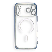 Заредете изображение във визуализатора на галерията – Case for iPhone 18 Pro / 17 Pro Electro Mag Cover compatible with MagSafe navy blue
